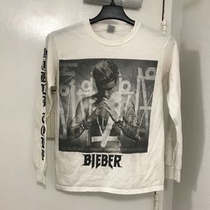 Justin Bieber concert tee shirt 2016 tour